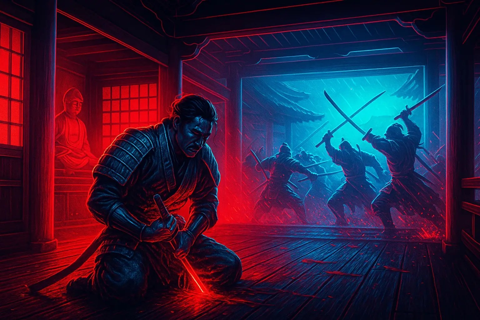 Blut unter Buddhas Balken: Kyotos Todes-Tempel ChatGPT Image Aug ,