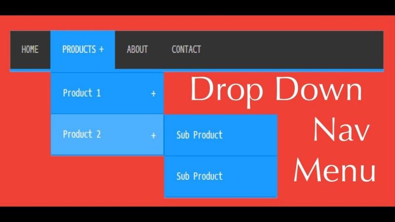 Creating A Drop Down Navigation Menu Using Pure Css And Html Youtube - Best Nature Patterns in Retina