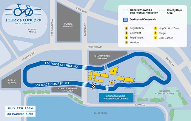 Tour De Concord Map Vancouver S Best Places Tour De Concord Map 