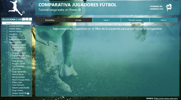 Cargar una web en Power BI es posible