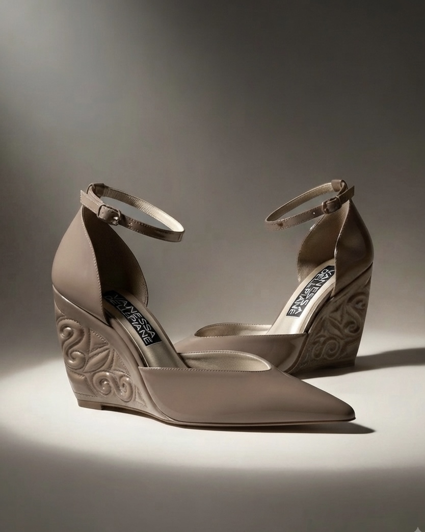 FLORENCE WEDGE PUMPS MOCCA