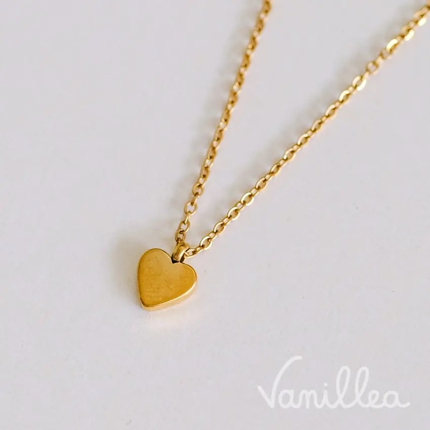 Petit pendentif cœur doré