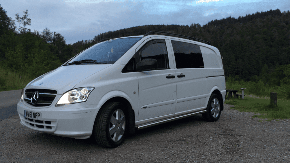 Mercedes vito n/s/front fixed & o/s/front opener package with free