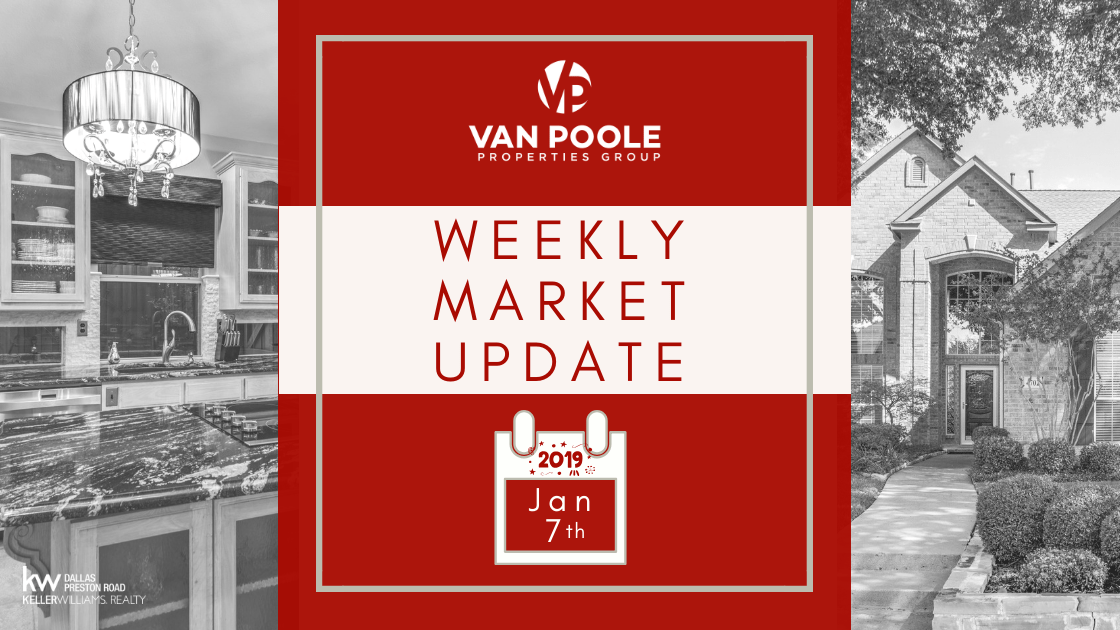 Weekly Market Update – Jan 7, 2019 – Dallas-Ft. Worth Real Estate