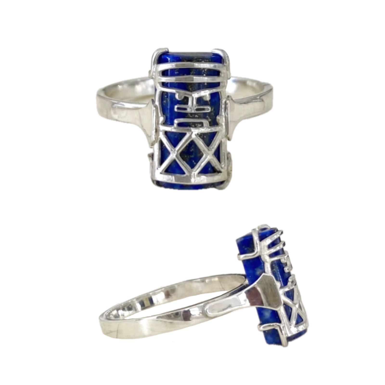 Tabou Lapis Lazulis Silver Ring - SS (925)