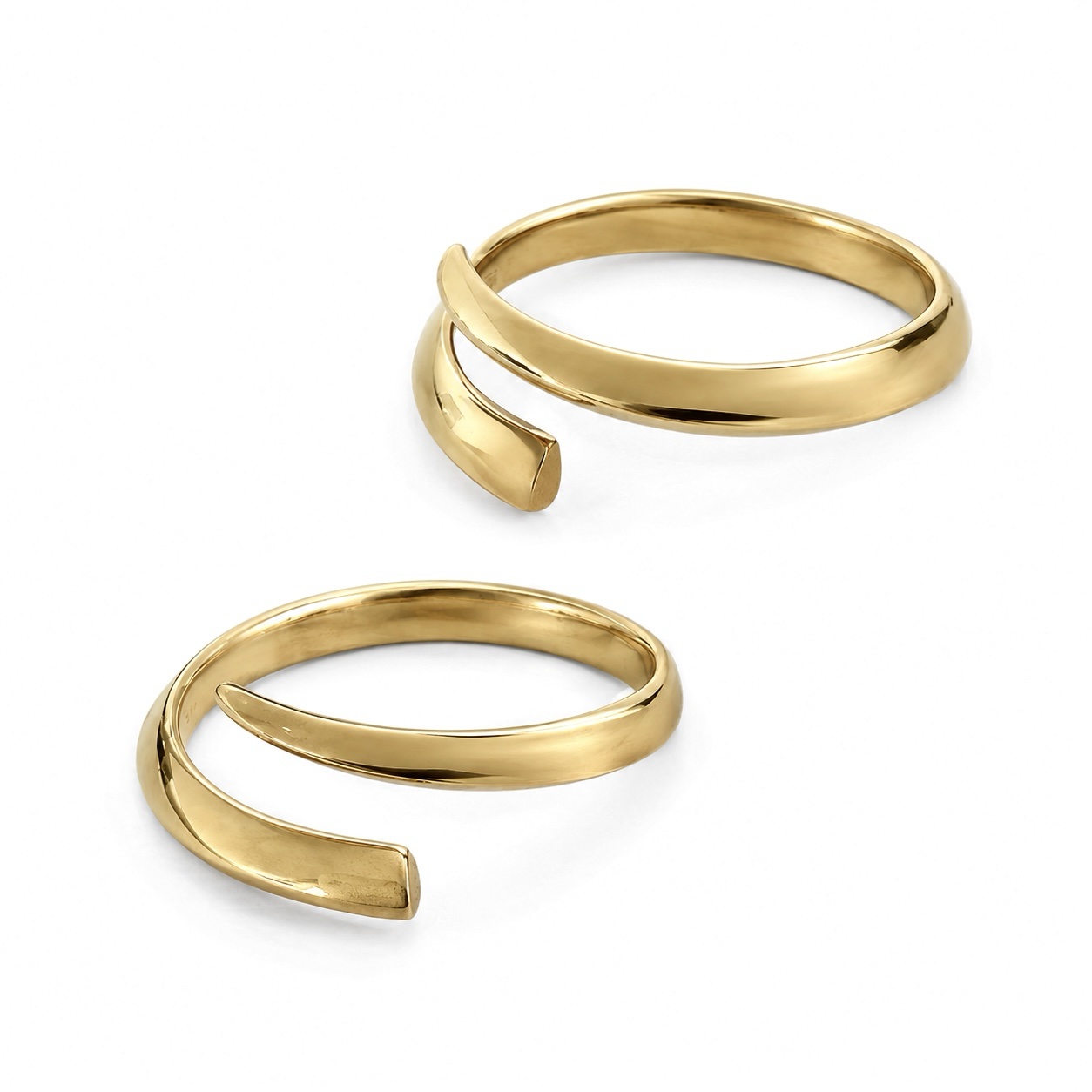 Tusk Gold Ring in 9KY Gold (375) size #56
