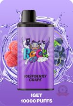IGET BAR PRO 10000 Puffs Disposable Raspberry Grape