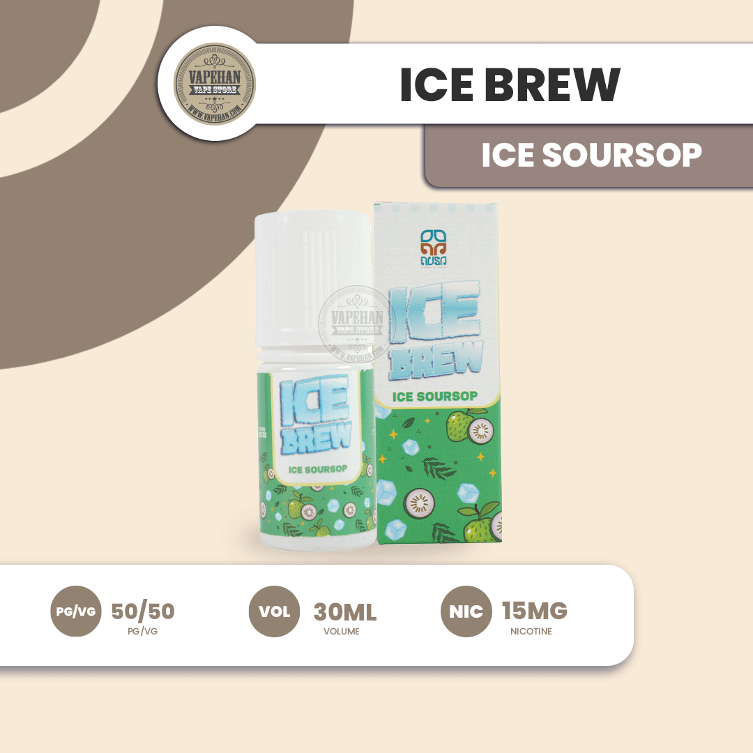 ICE BREW - ICE SOURSOP 30ML - 15MG - Vapehan