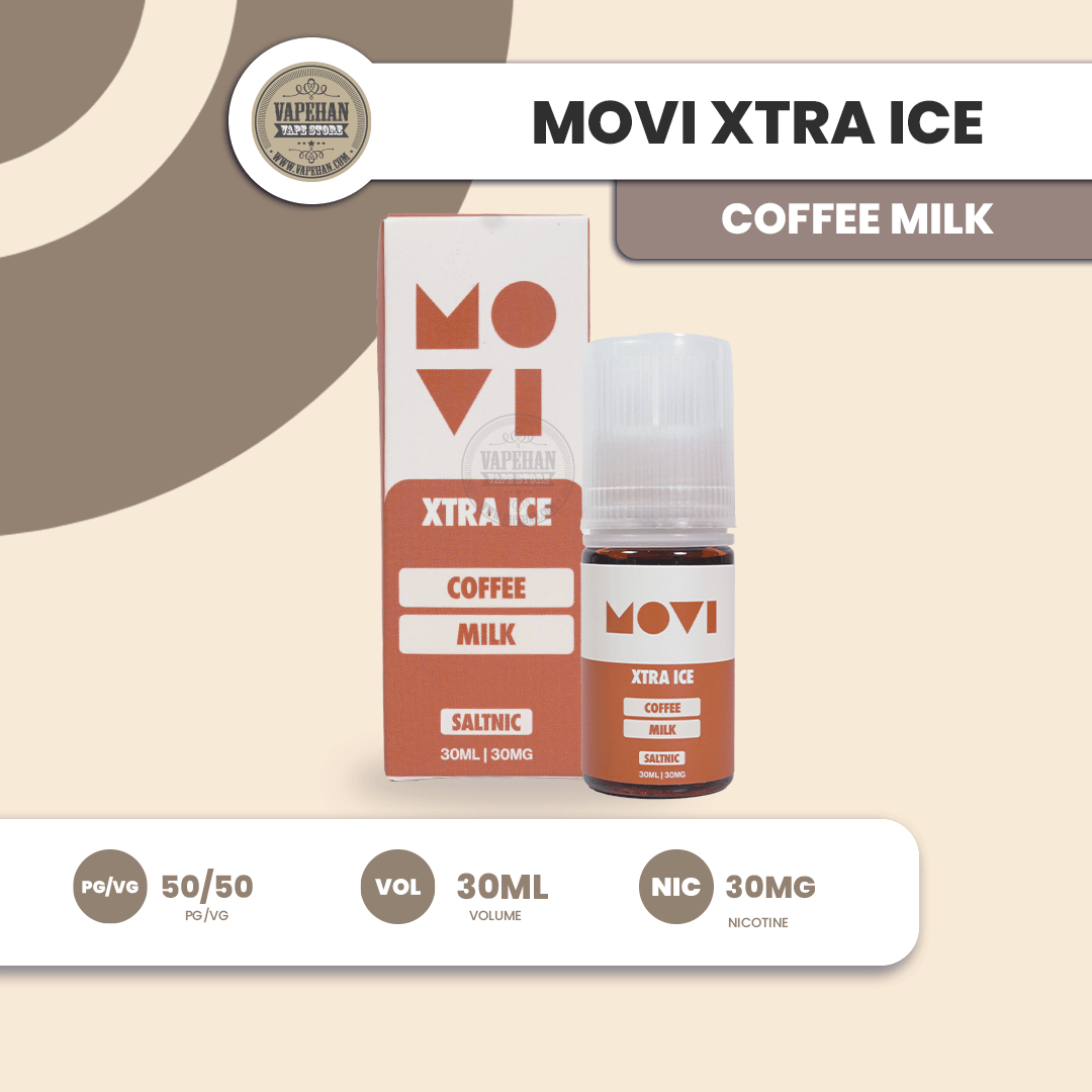 MOVI XTRA ICE SALT - COFFEE MILK 30ML - 30MG - Vapehan