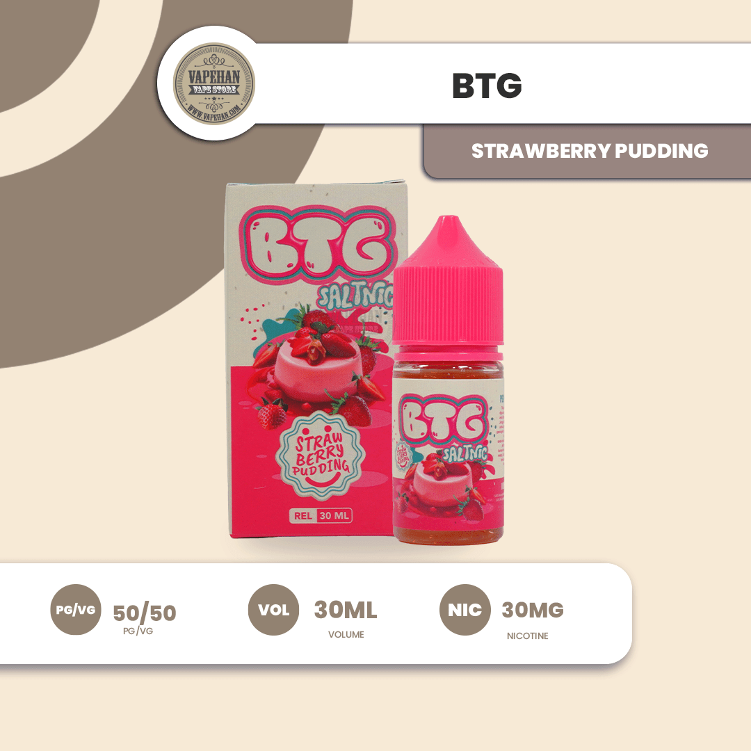 BTG V1 SALT – STRAWBERRY PUDDING 30ML – 30MG