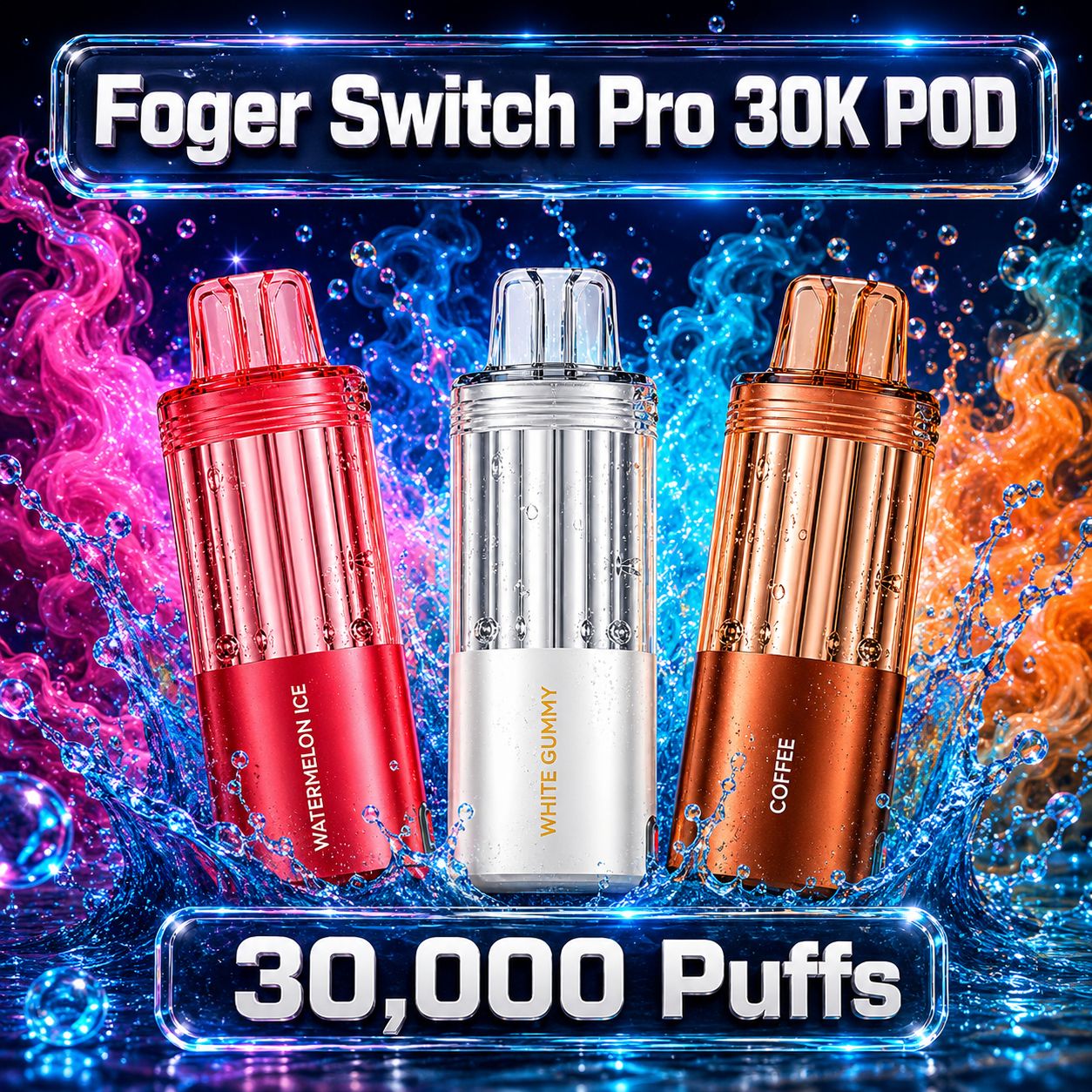 POD Foger Switch Pro 30K EM CONFORMIDADE COM O TEXAS DISPONÍVEL