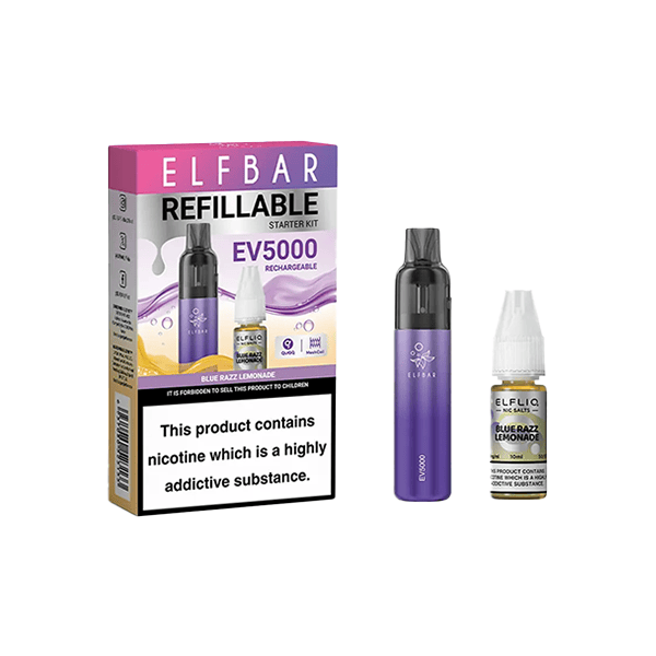 Elf Bar EV5000 Jednorazová súprava podov + 20 mg ElfLiq Salt