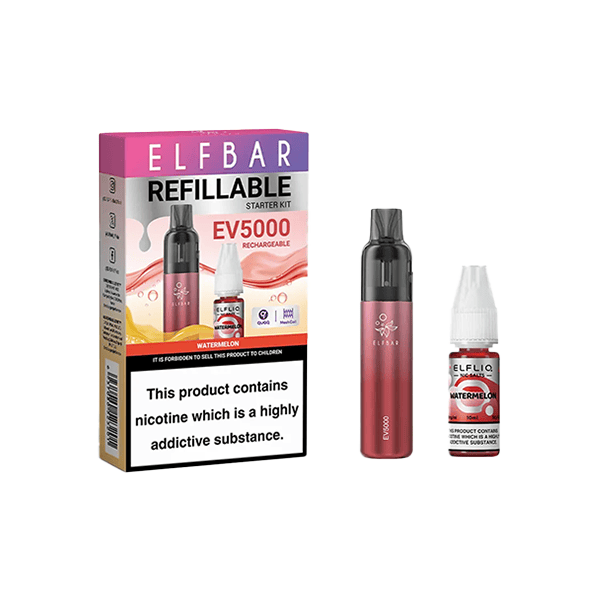 Elf Bar EV5000 Jednorazová súprava podov + 20 mg ElfLiq Salt