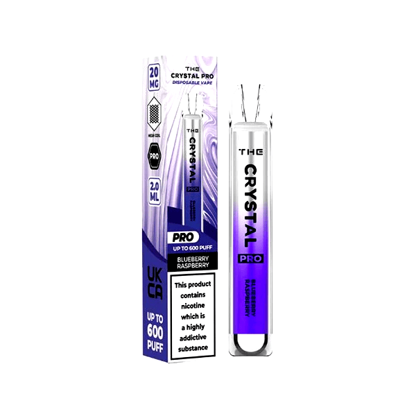 Crystal Pro 600 Puff Engangs Vape Enhed