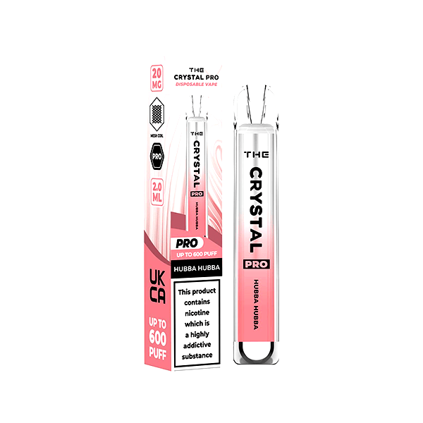 Crystal Pro 600 Puff Engangs Vape Enhed