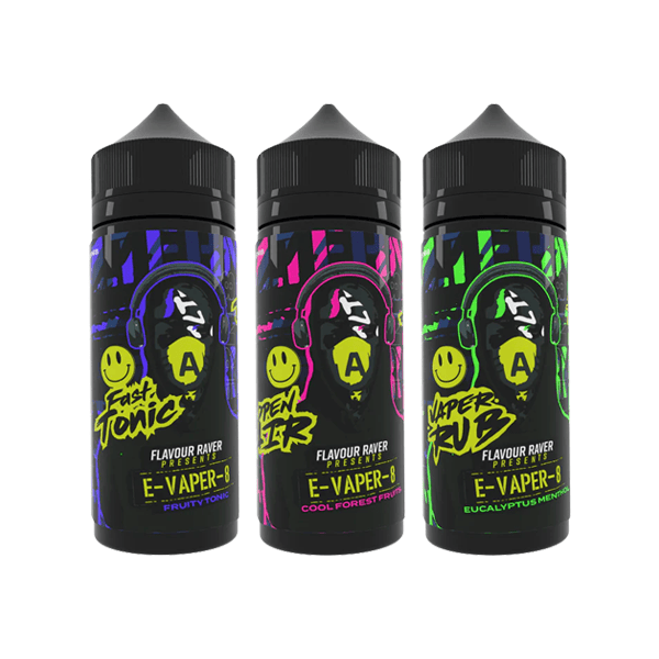 Flavour Raver E-Vaper-8 100 ml Zéro Nicotine Shortfill (70VG/30PG)