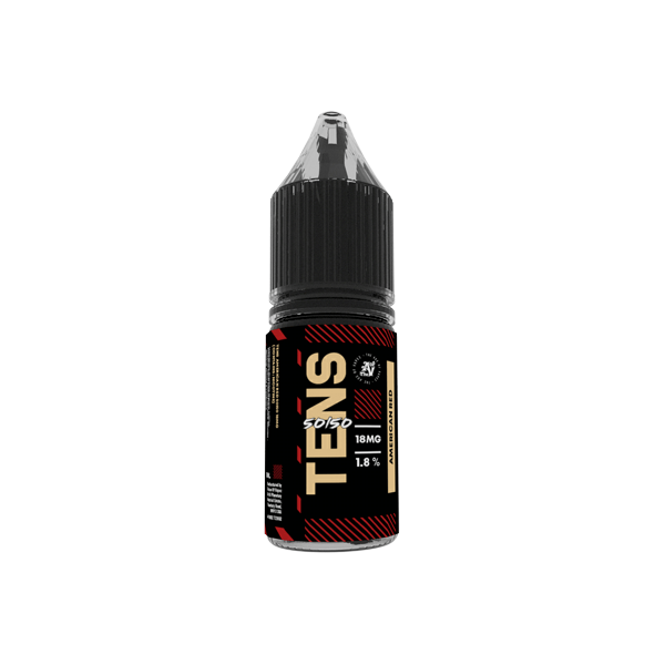 18mg Tens 50/50 10ml E-neste Variety Pack - Täysi laatikko 10 makua