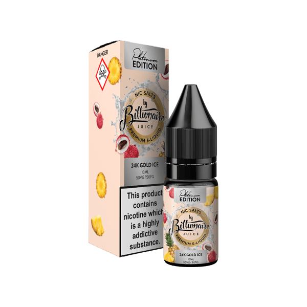 Billionaire Juice Platinum Edition 10mg Nic Salt Collection - 10ml (50VG/50PG)