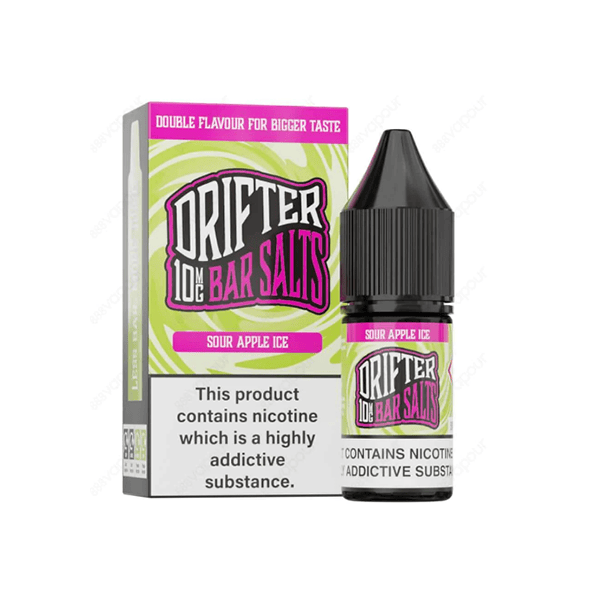 10mg nikotinových solí Drifter Bar – 10ml směsi hladkého vapingu (50VG/50PG)