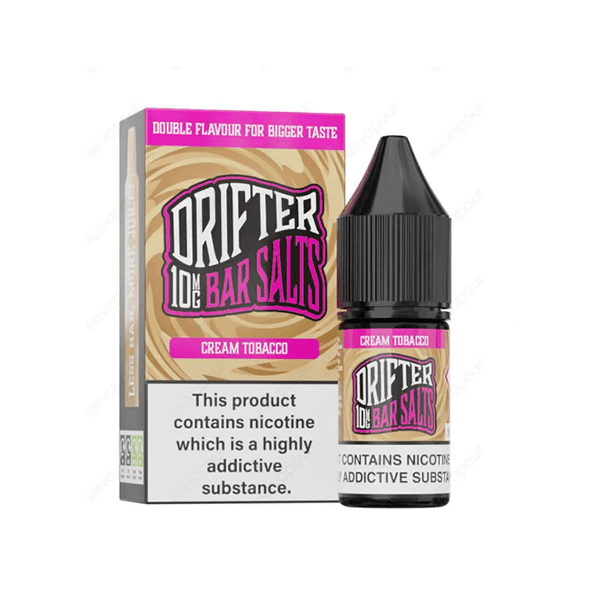 10mg nikotinových solí Drifter Bar – 10ml směsi hladkého vapingu (50VG/50PG)