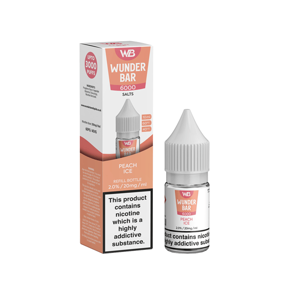 Wunderbar 6000 Salts 20 mg nikotínového vape šťavy – 10 ml MTL Friendly Flavors