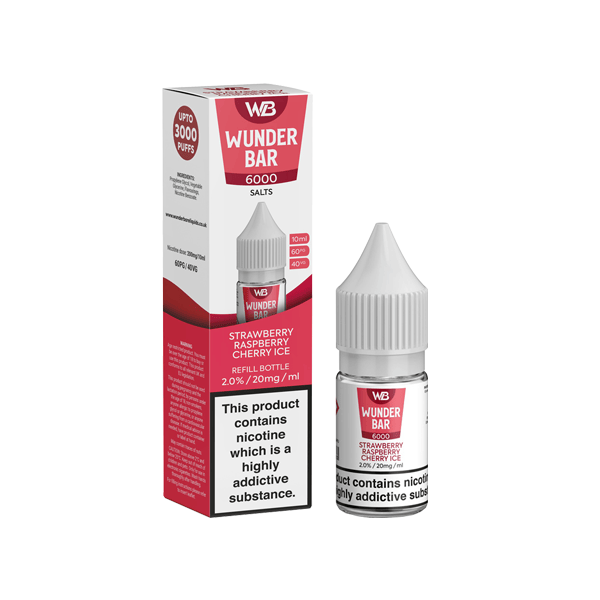 Wunderbar 6000 Salts 20 mg nikotínového vape šťavy – 10 ml MTL Friendly Flavors