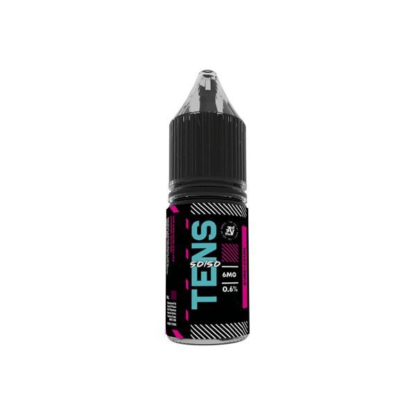 Tens 50/50 12 mg E-Liquid Variety Pack – 10 ml-es palackok (teli doboz)