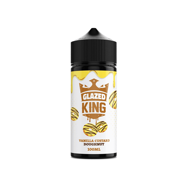 Glazed King 100ml Donut Delight Shortfill 0mg (70VG/30PG)