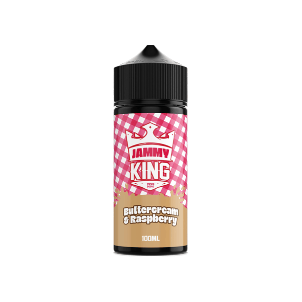 Jammy King 100 ml nikotiiniton Shortfill E-Liquid (70VG/30PG)