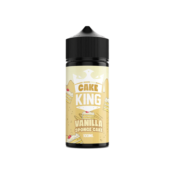 Cake King 100ml Nicotine-Free Shortfill E-Liquid (70VG/30PG)