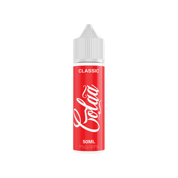 Colaa Fizzy Flavours 50ml Shortfill 0mg (70VG/30PG)