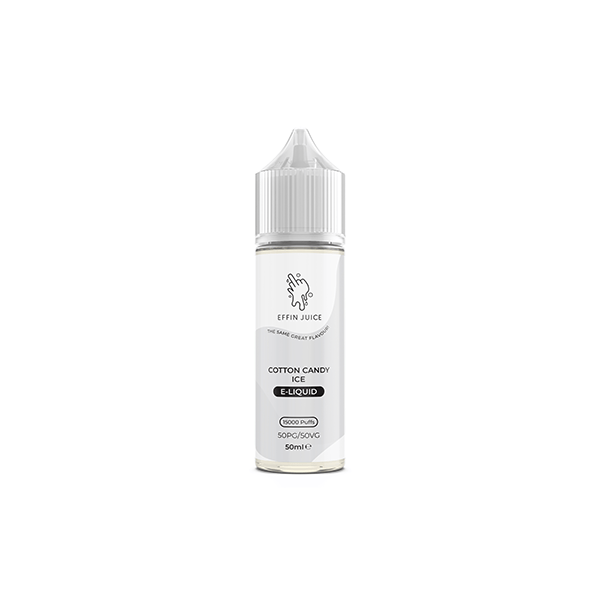 Nikotinfri EFFIN Juice 50 ml Shortfill - Anpassningsbar 50VG/50PG-blandning
