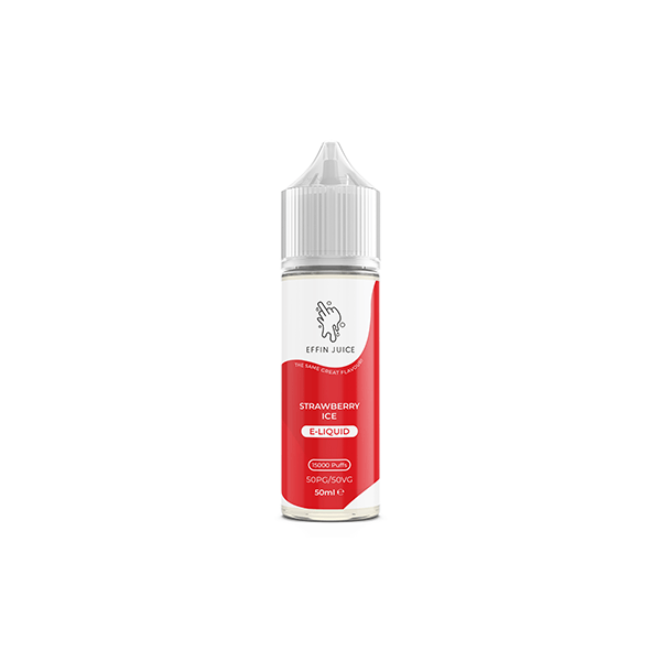 Nikotinfri EFFIN Juice 50 ml Shortfill - Anpassningsbar 50VG/50PG-blandning