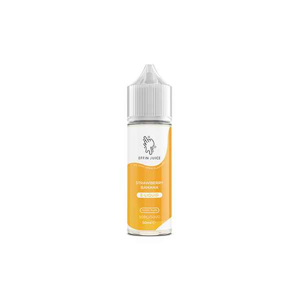Nikotinfri EFFIN Juice 50 ml Shortfill - Anpassningsbar 50VG/50PG-blandning