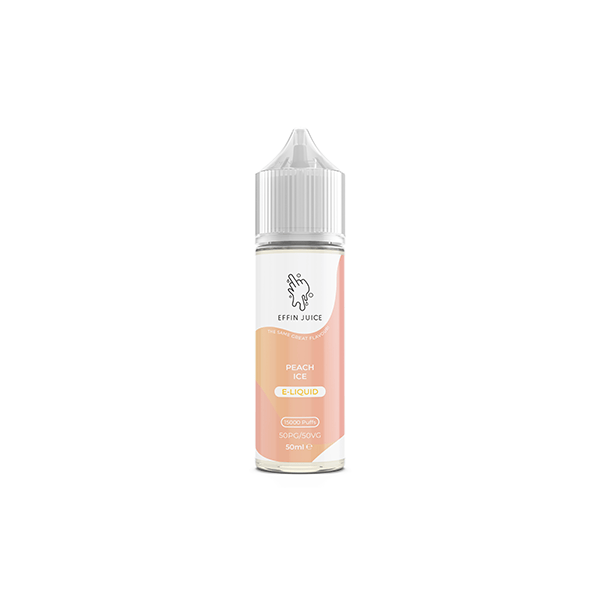 Nikotinfri EFFIN Juice 50 ml Shortfill - Anpassningsbar 50VG/50PG-blandning