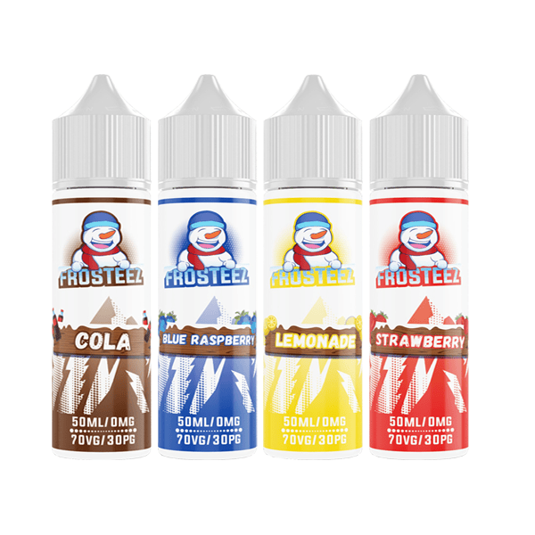 Frosteez värskendav 50 ml Shortfill E-Liquid (0mg) – lahedad puuviljasegud