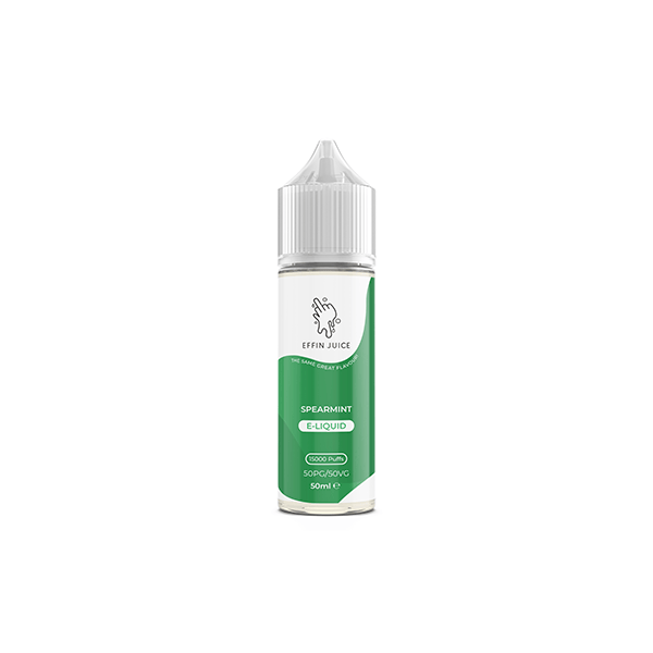 Nikotinfri EFFIN Juice 50 ml Shortfill - Anpassningsbar 50VG/50PG-blandning