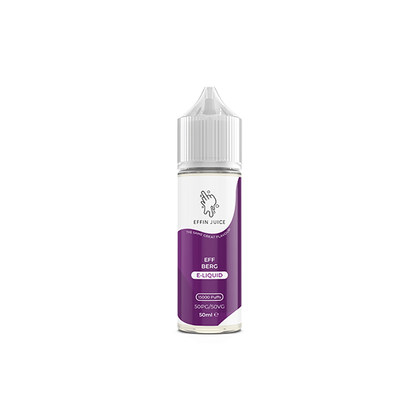 Nikotinfri EFFIN Juice 50 ml Shortfill - Anpassningsbar 50VG/50PG-blandning