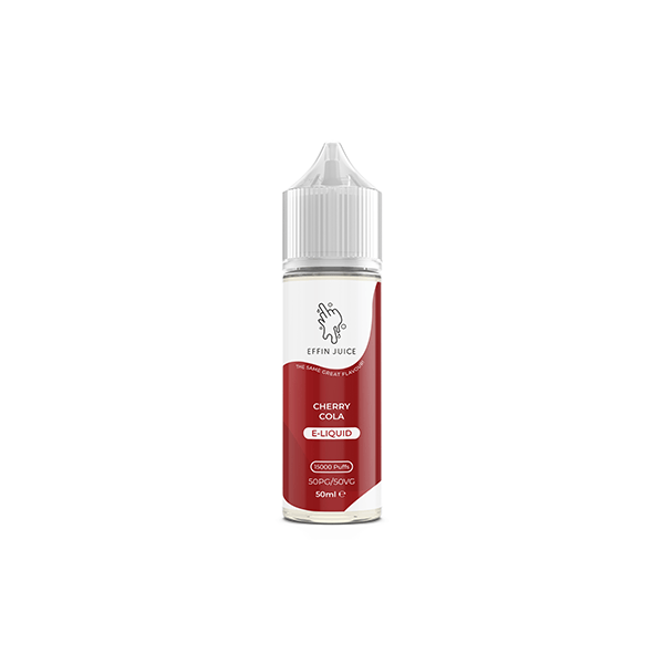 Nikotinfri EFFIN Juice 50 ml Shortfill - Anpassningsbar 50VG/50PG-blandning