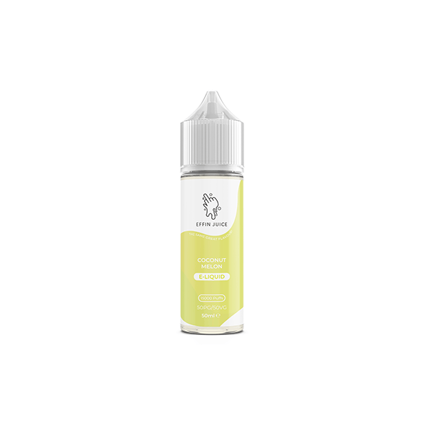 Nikotinfri EFFIN Juice 50 ml Shortfill - Anpassningsbar 50VG/50PG-blandning