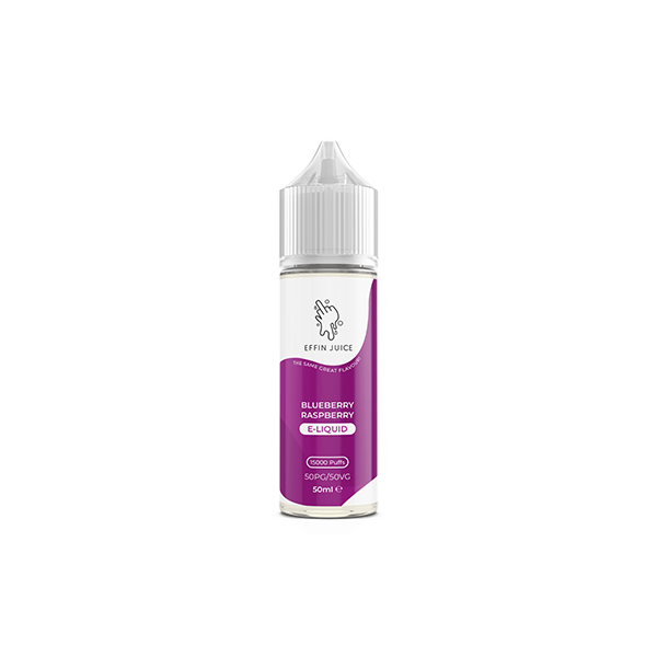 Nikotinfri EFFIN Juice 50 ml Shortfill - Anpassningsbar 50VG/50PG-blandning