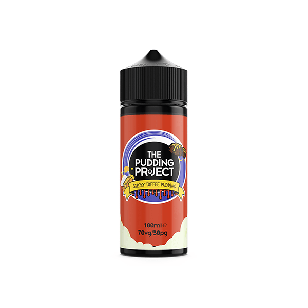 Decadent Dessert Delights: 0mg Pudding Project E-liquid Shortfill 100ml (70VG/30PG)