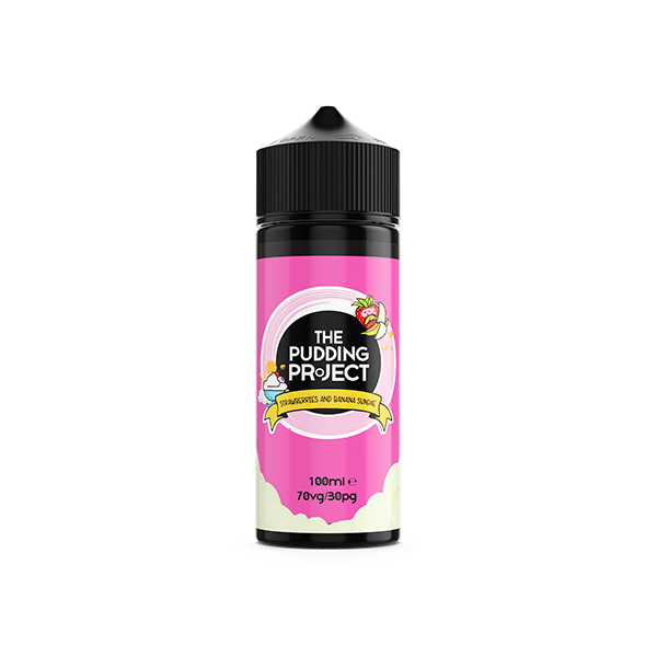 Decadent Dessert Delights: 0mg Pudding Project E-liquid Shortfill 100ml (70VG/30PG)