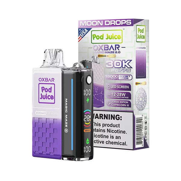 OXBAR x Pod Juice 30K varázslatos labirintus 2
