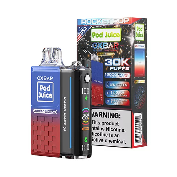 OXBAR x Pod Juice 30K varázslatos labirintus 2