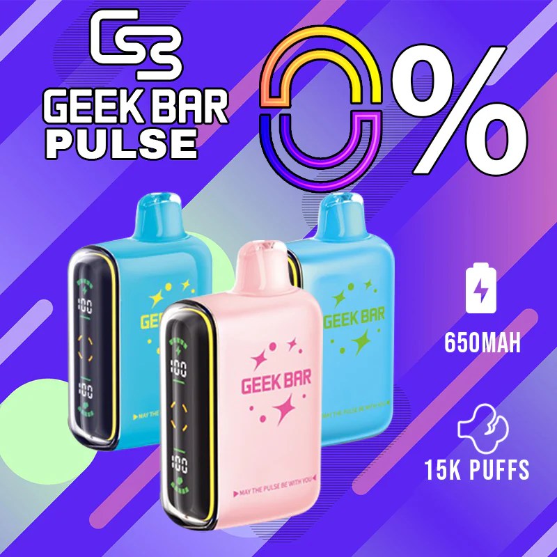 GEEK BAR PULSE 15K ZERO al mejor precio | VapesMayoreo