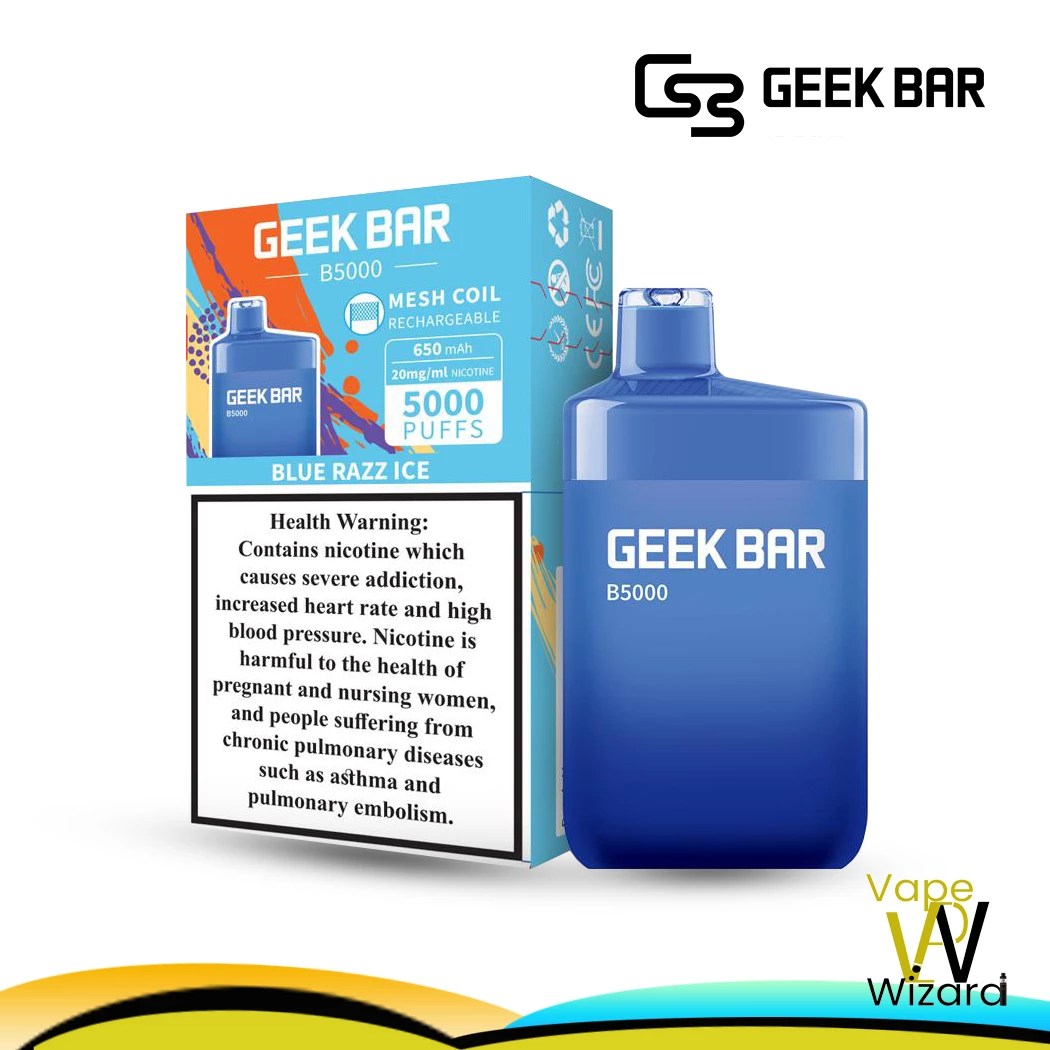 BLUE RAZZ ICE GEEK BAR B5000