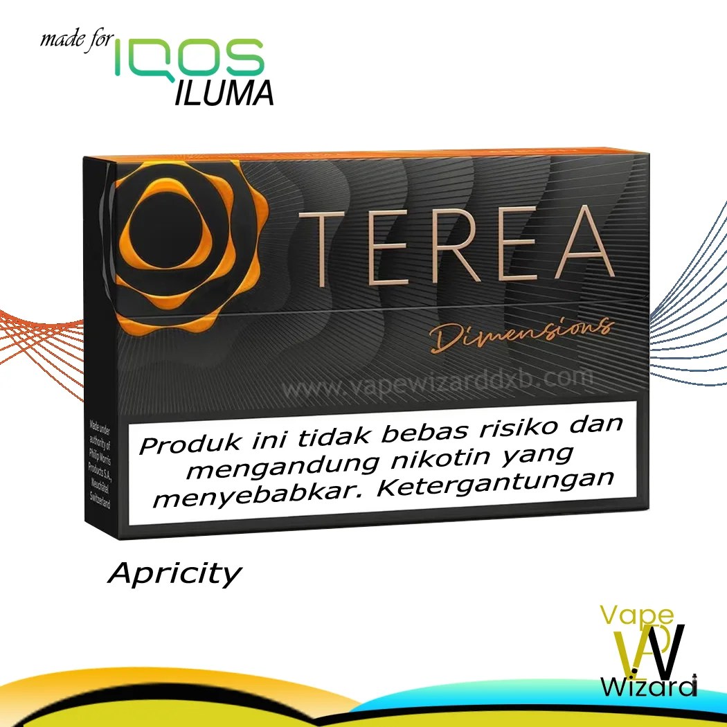 IQOS TEREA APRICITY DIMENSION 1