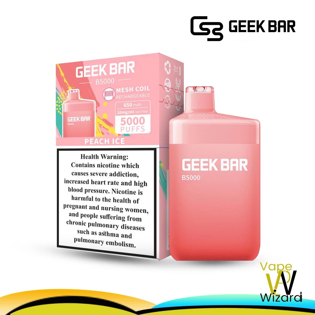 PEACH ICE GEEK BAR B5000