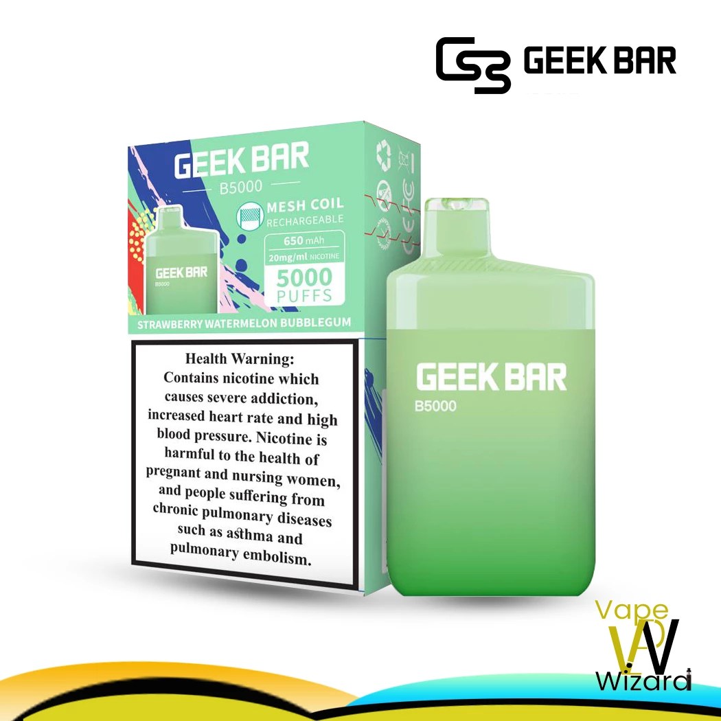STRAWBERRY WATERMELON BUBBLEGUM GEEK BAR B5000
